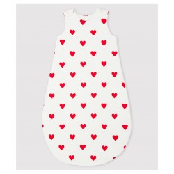 Babies Red Heart Pattern Cotton Sleeping Bag