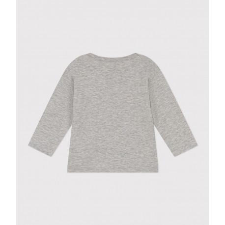 BABIES' PATTERNED LONG-SLEEVED JERSEY T-SHIRT