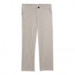 Boys` striped chino trousers