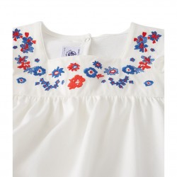 Girls` embroidered blouse