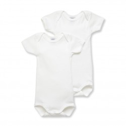 Unisex Babies' Short-Sleeved Bodysuit - Set of 2