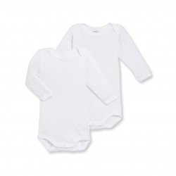 Unisex Babies' Long-Sleeved Bodysuit - Set of 2