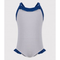 GIRLS' ICONIC ONE-PIECE SWIMSUIT